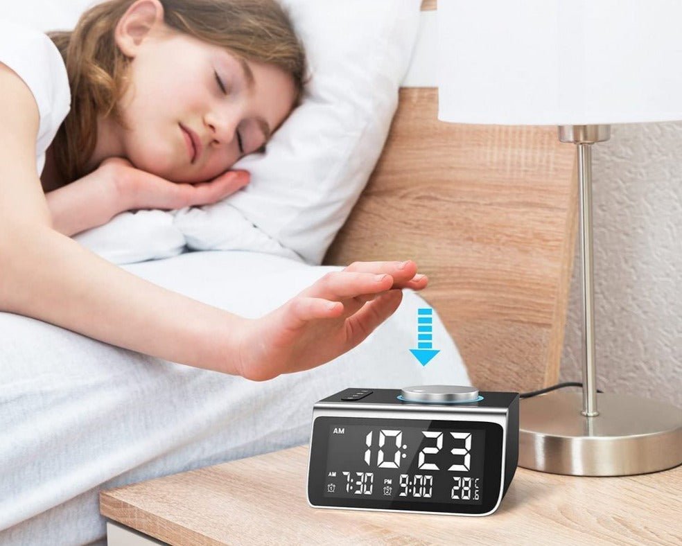 Radio réveil avec port USB - reveille-moi