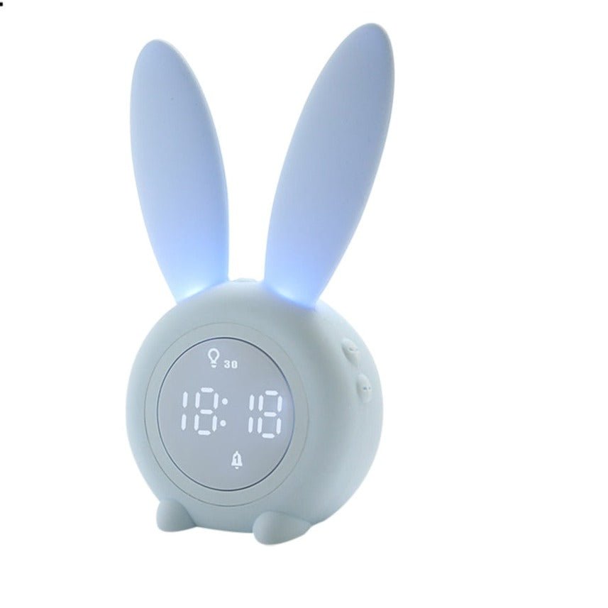Radio réveil oreilles lapin lumineux