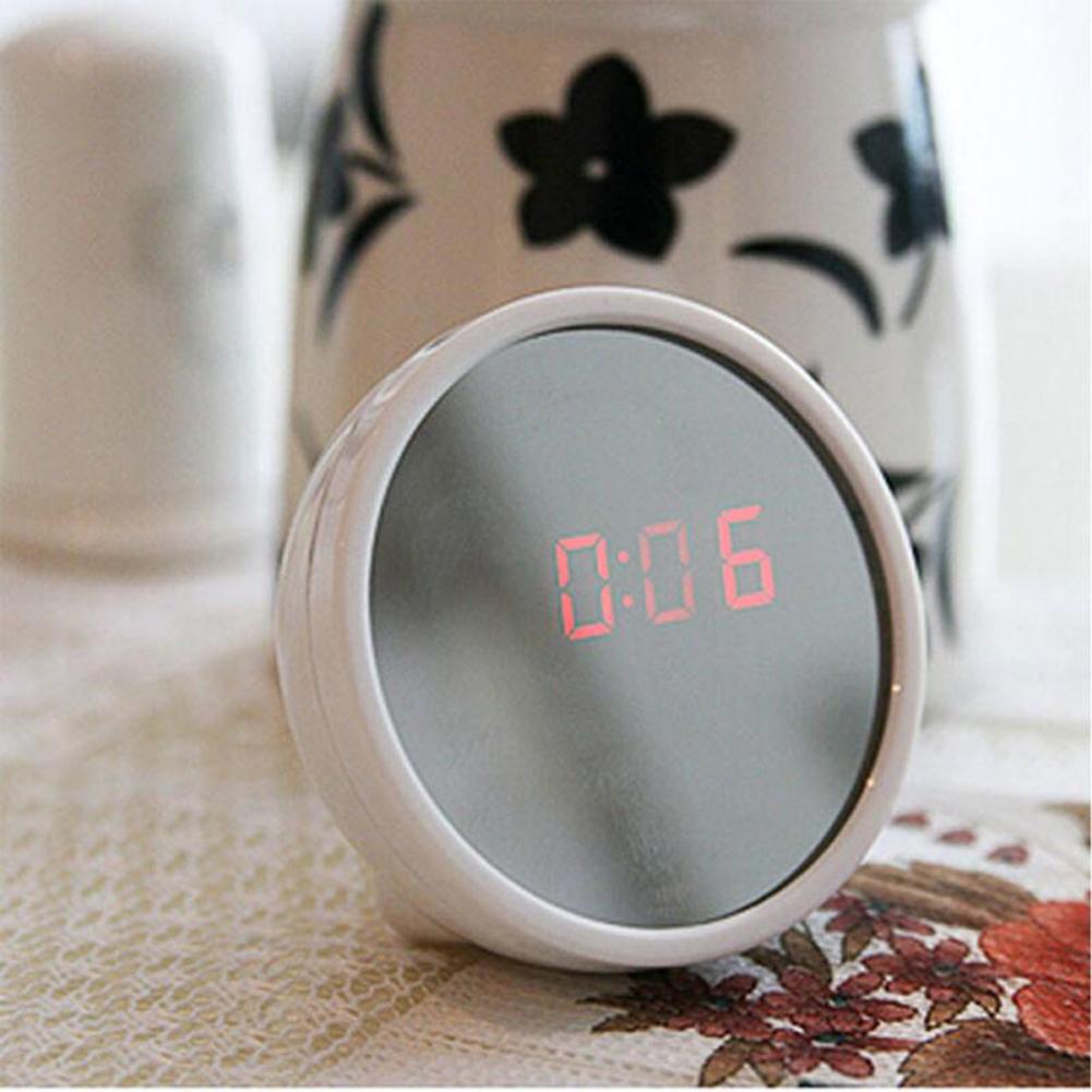 Radio réveil rond digital lumineux