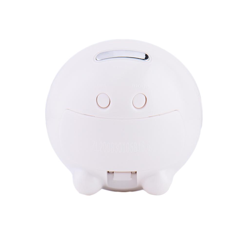 Radio réveil rond digital lumineux