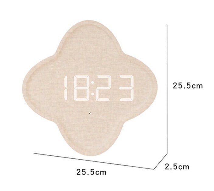 Réveil bois étoile digital