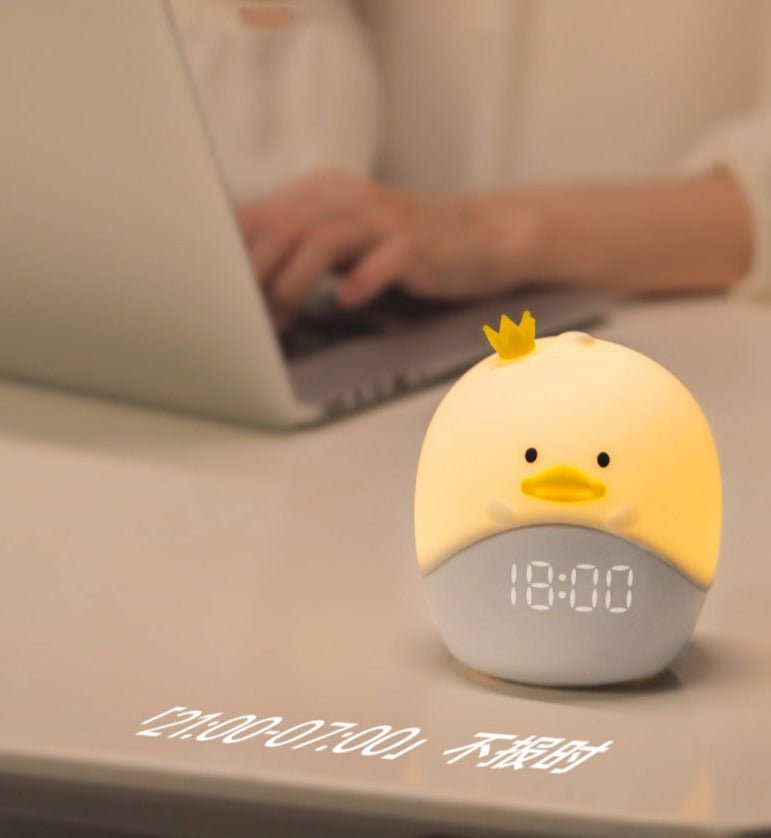 Réveil enfant canard lumineux
