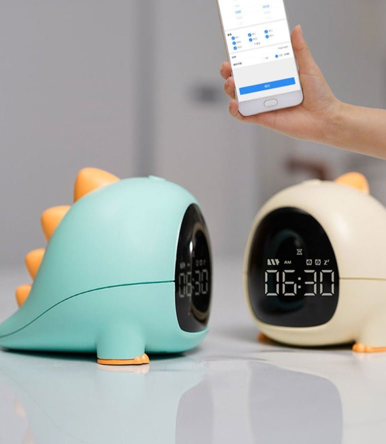 Réveil enfant dinosaure connecté