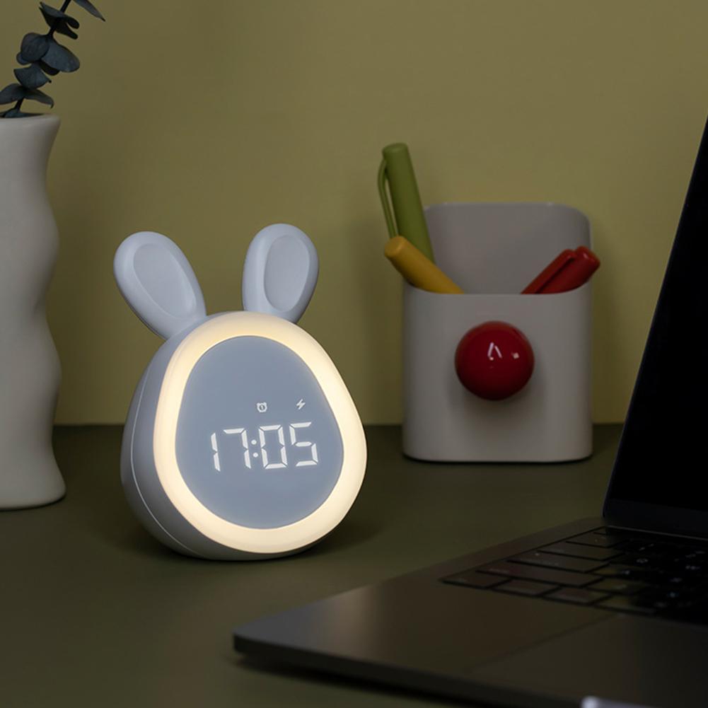 Réveil enfant lapin lumineux