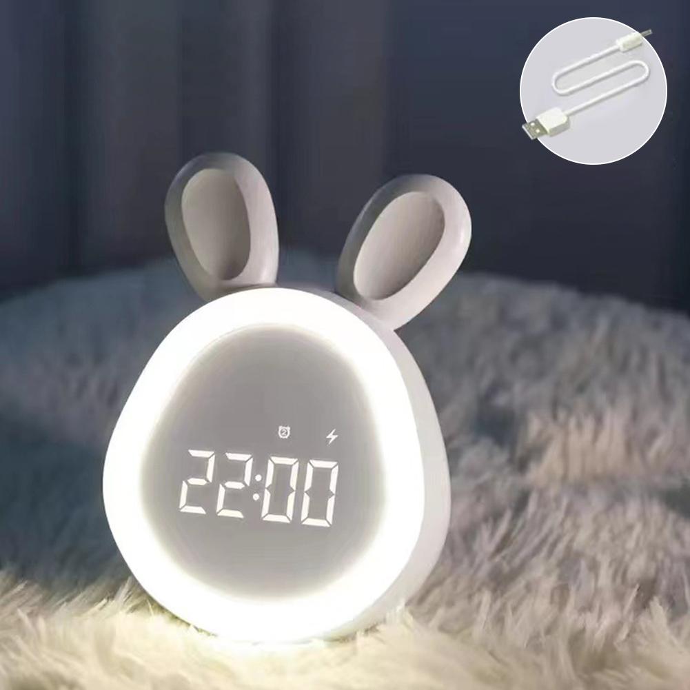 Réveil enfant lapin lumineux