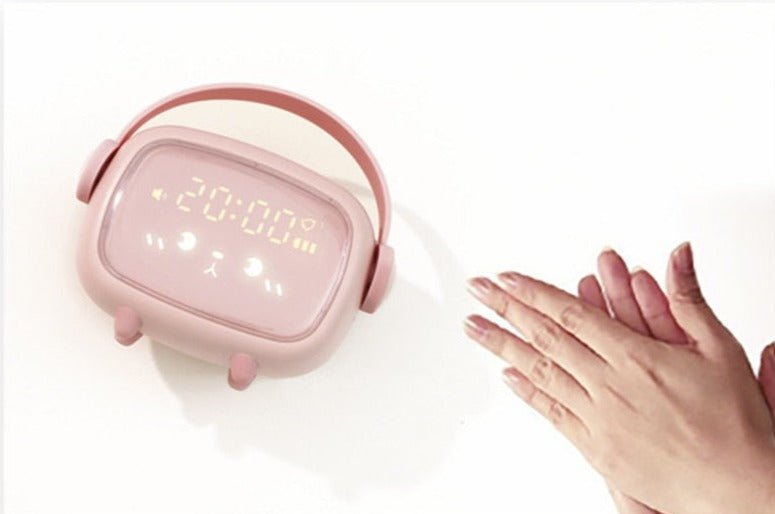 Réveil enfant lumineux pastel