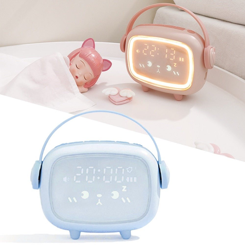 Réveil enfant lumineux pastel