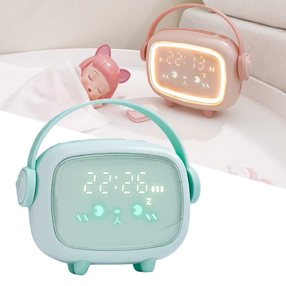 Réveil enfant lumineux pastel