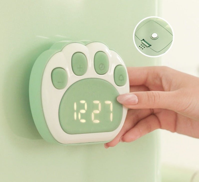 Réveil enfant patte de chat