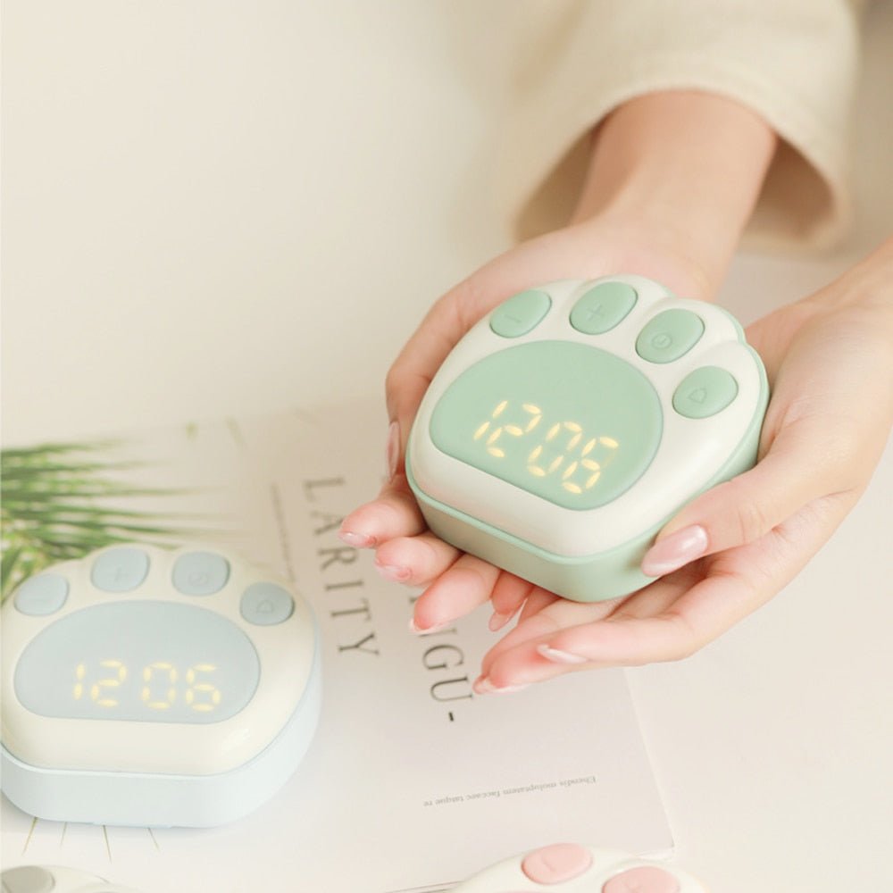 Réveil enfant patte de chat