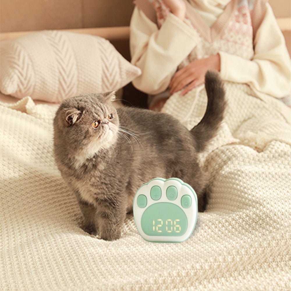 Réveil enfant patte de chat