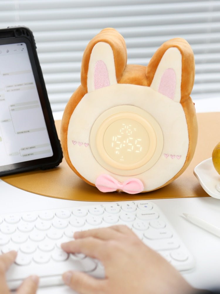 Réveil enfant peluche chat