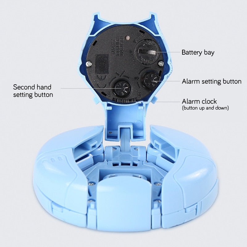 Réveil enfant robot 2-en-1