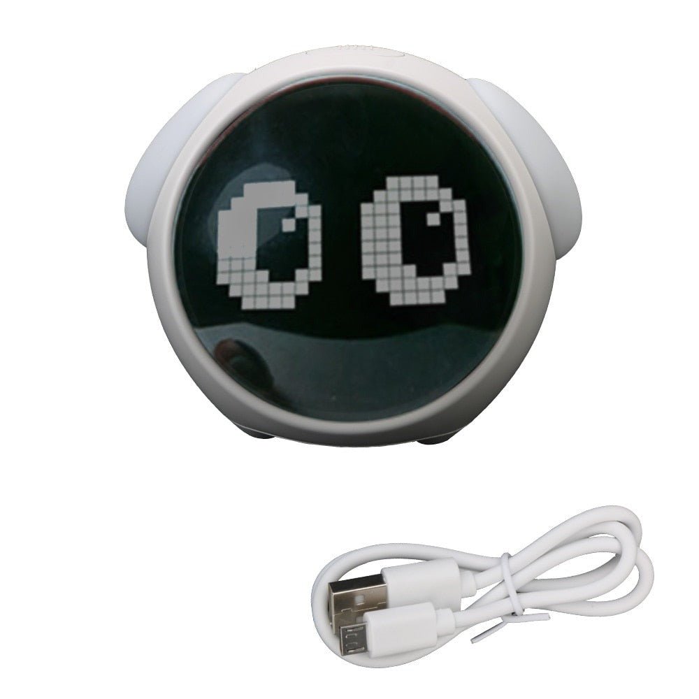 Réveil enfant veilleuse et musical blanc