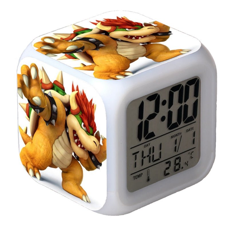 Réveil Mario veilleuse pour chambre d'enfant