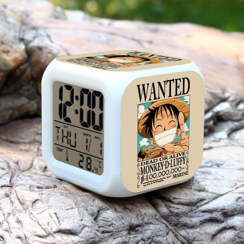 Réveil One Piece veilleuse pour chambre d'enfant