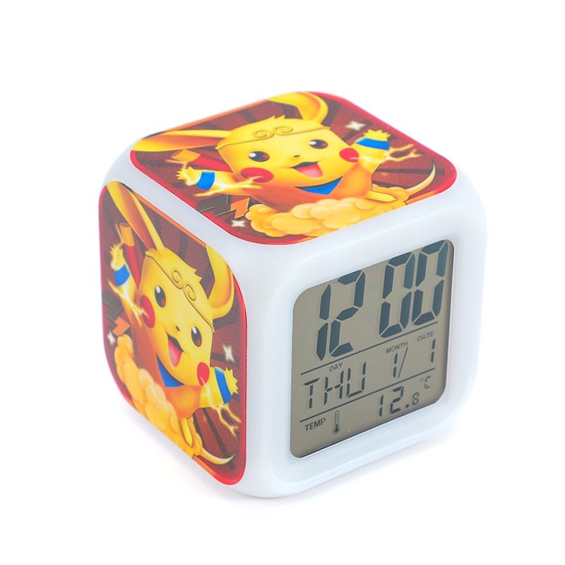 Réveil pour enfant Pokemon en cube - reveille-moi