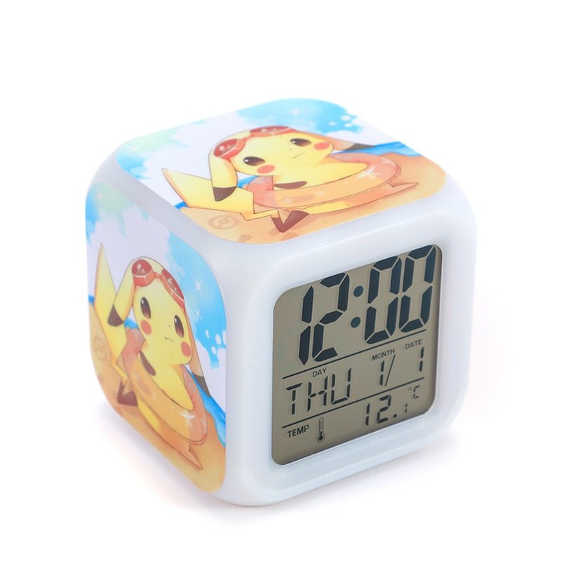Réveil pour enfant Pokemon en cube - reveille-moi