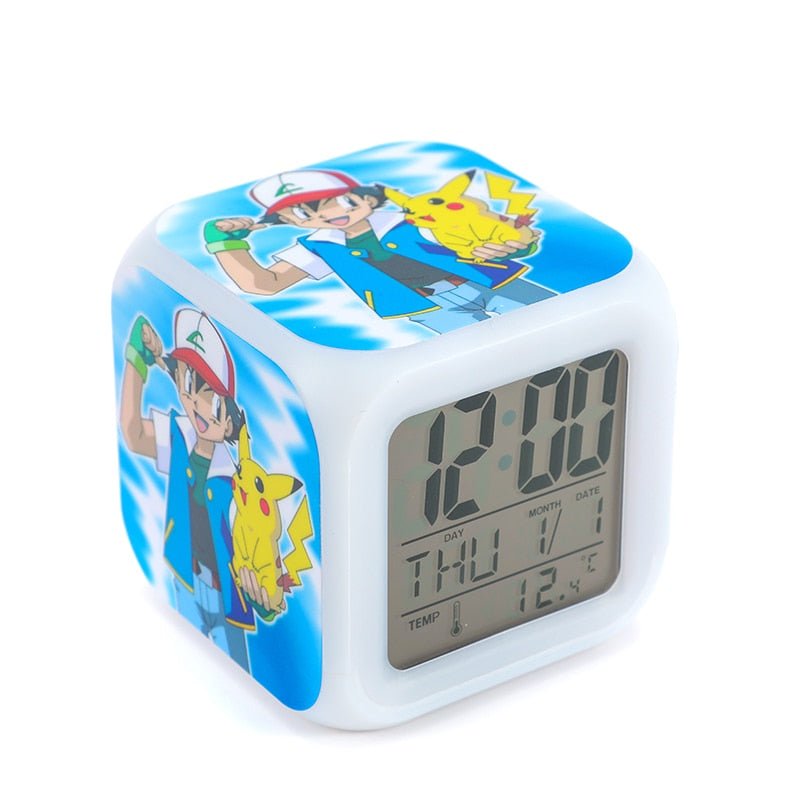 Réveil pour enfant Pokemon en cube - reveille-moi