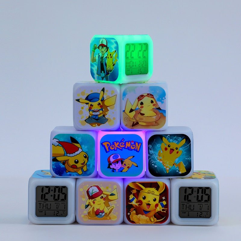 Réveil pour enfant Pokemon en cube - reveille-moi