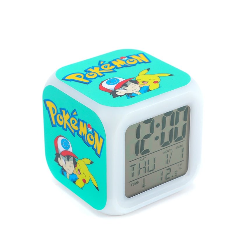 Réveil pour enfant Pokemon en cube - reveille-moi