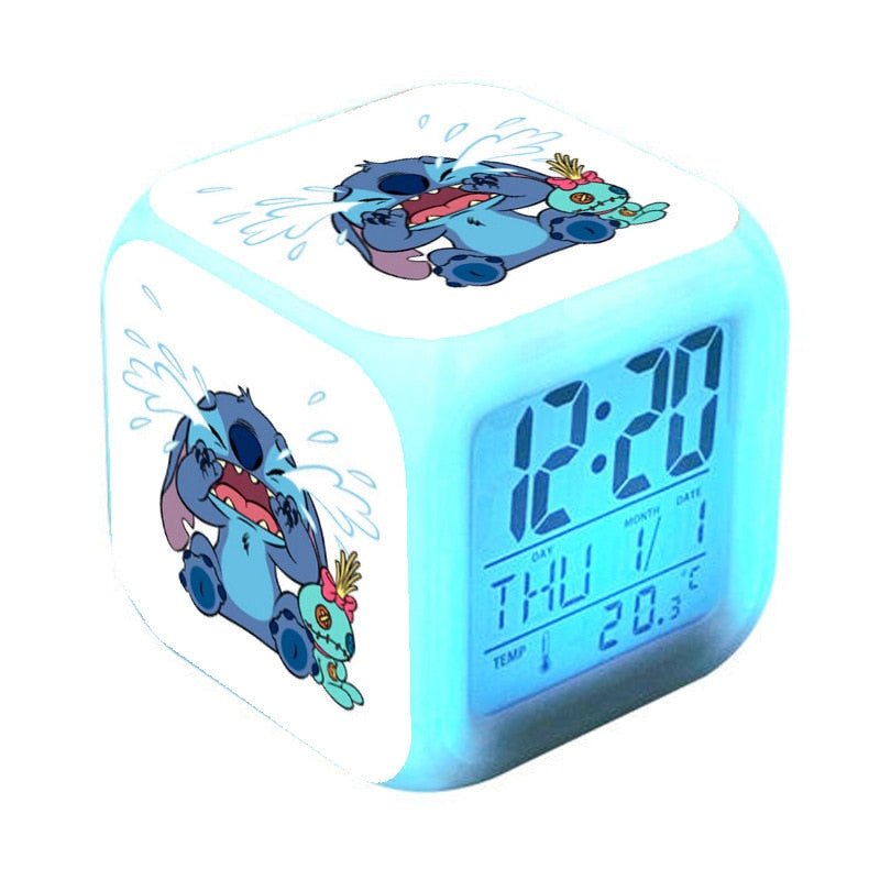 Réveil Stitch pour chambre d'enfant