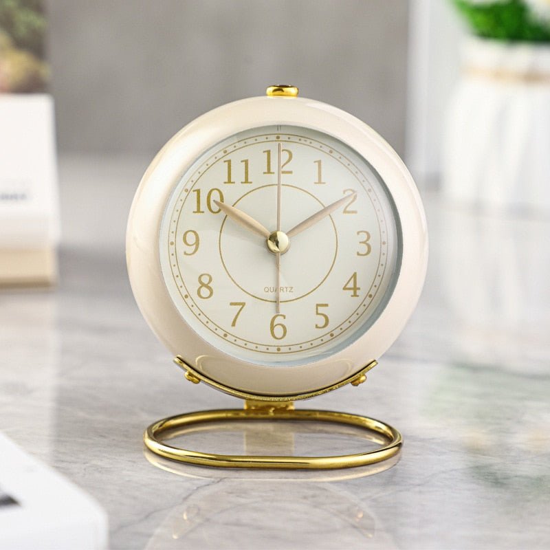 Réveil vintage circulaire