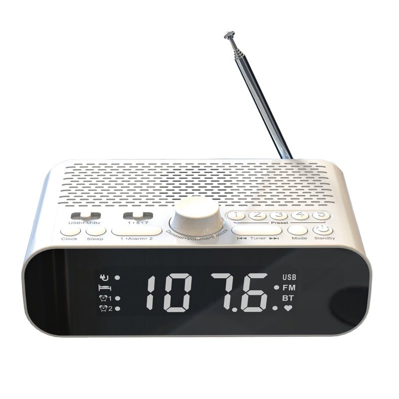 Radio réveil bluetooth
