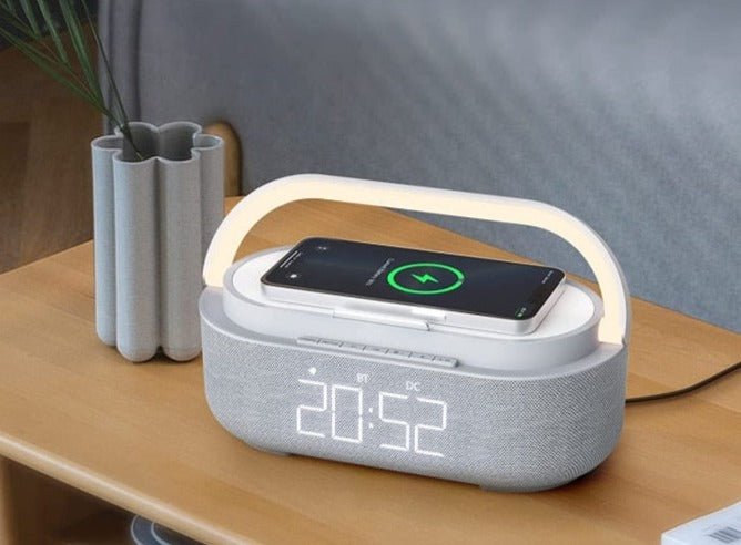 Radio réveil chargeur ultra rapide sans fil