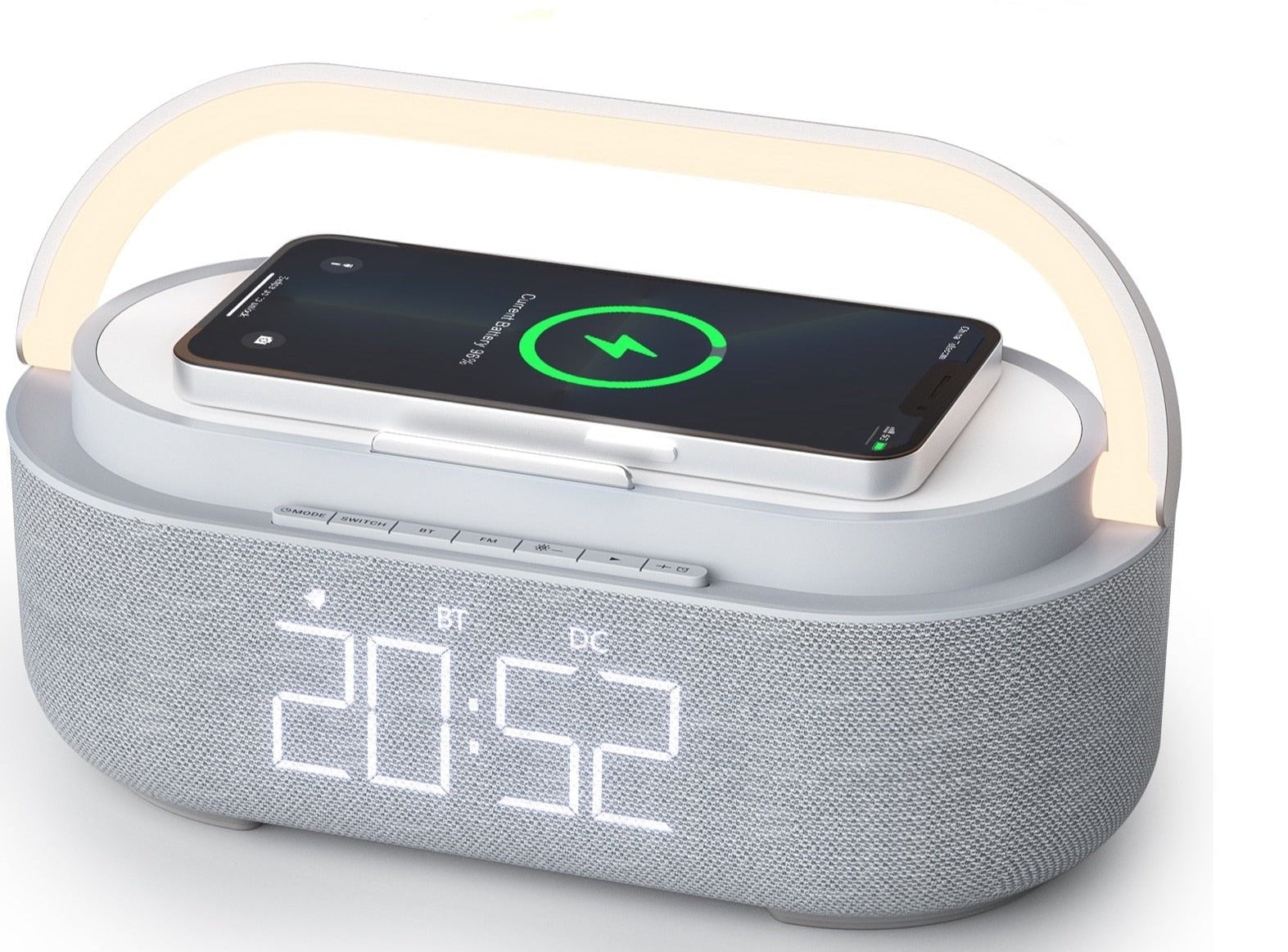 Radio réveil chargeur ultra rapide sans fil