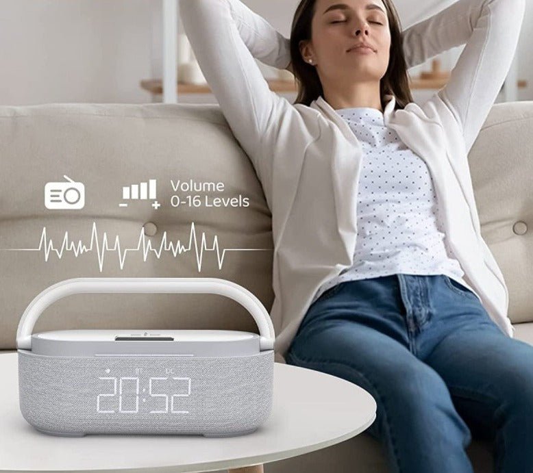 Radio réveil chargeur ultra rapide sans fil