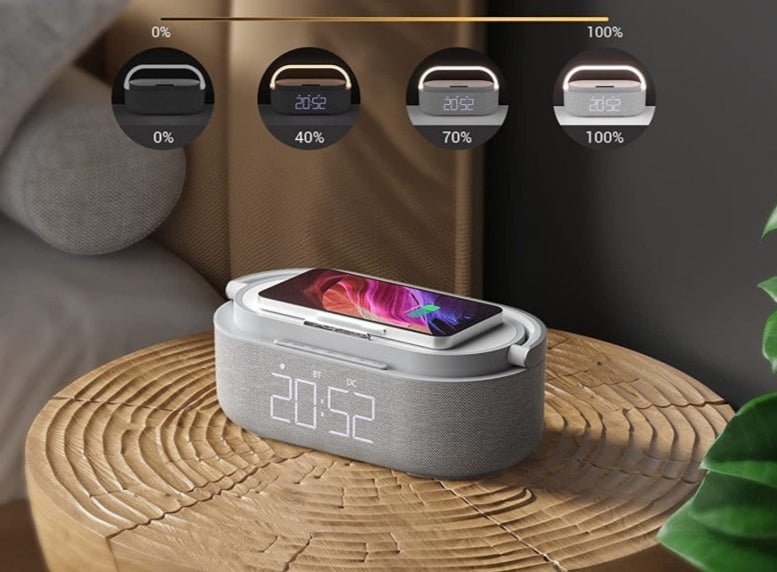Radio réveil chargeur ultra rapide sans fil