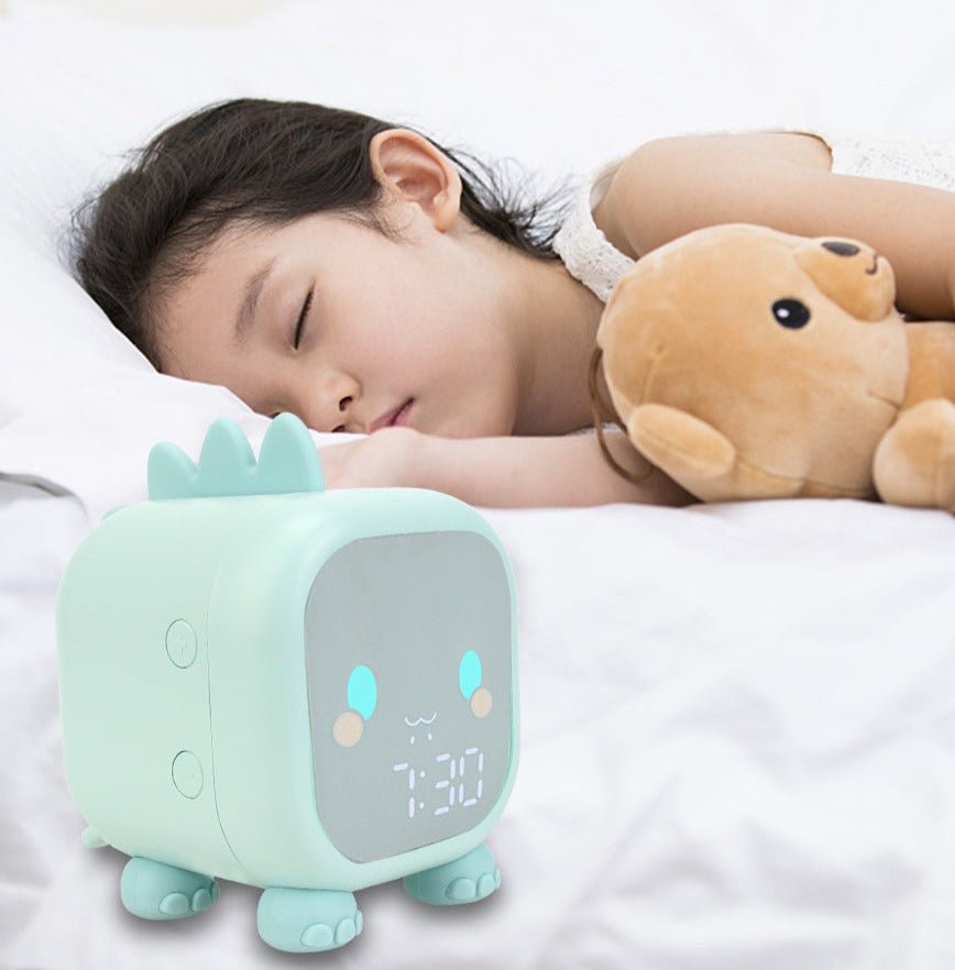 Radio réveil digital carré dinosaure