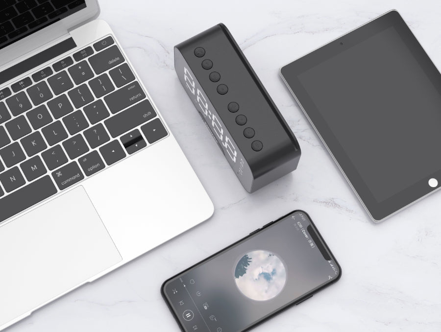 Radio réveil miroir sans fil