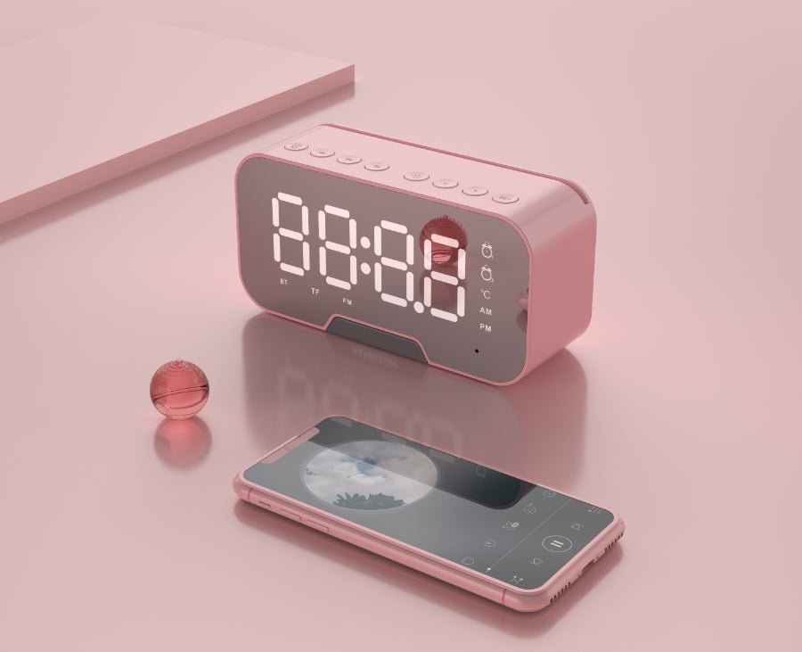 Radio réveil miroir sans fil