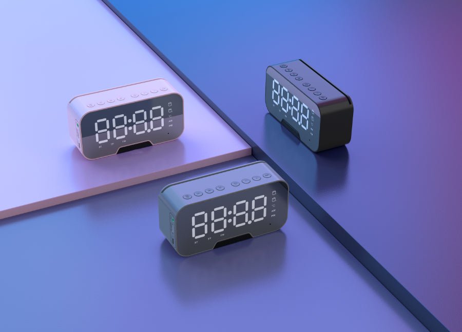 Radio réveil miroir sans fil