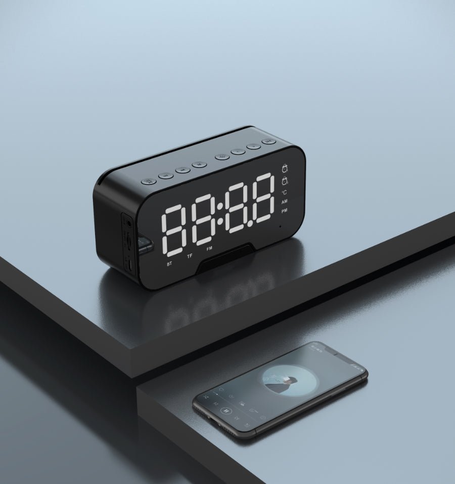 Radio réveil miroir sans fil