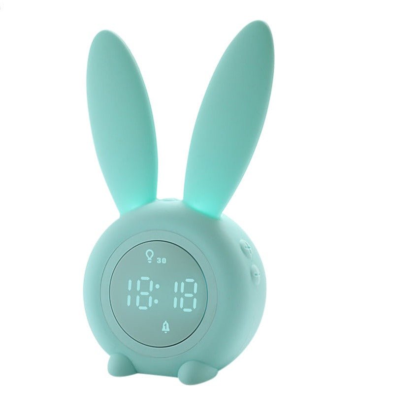 Radio réveil oreilles lapin lumineux