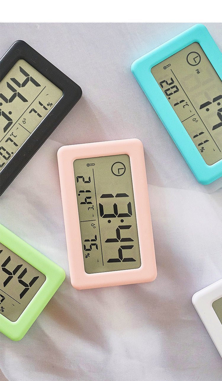 Radio réveil rectangle digital coloré