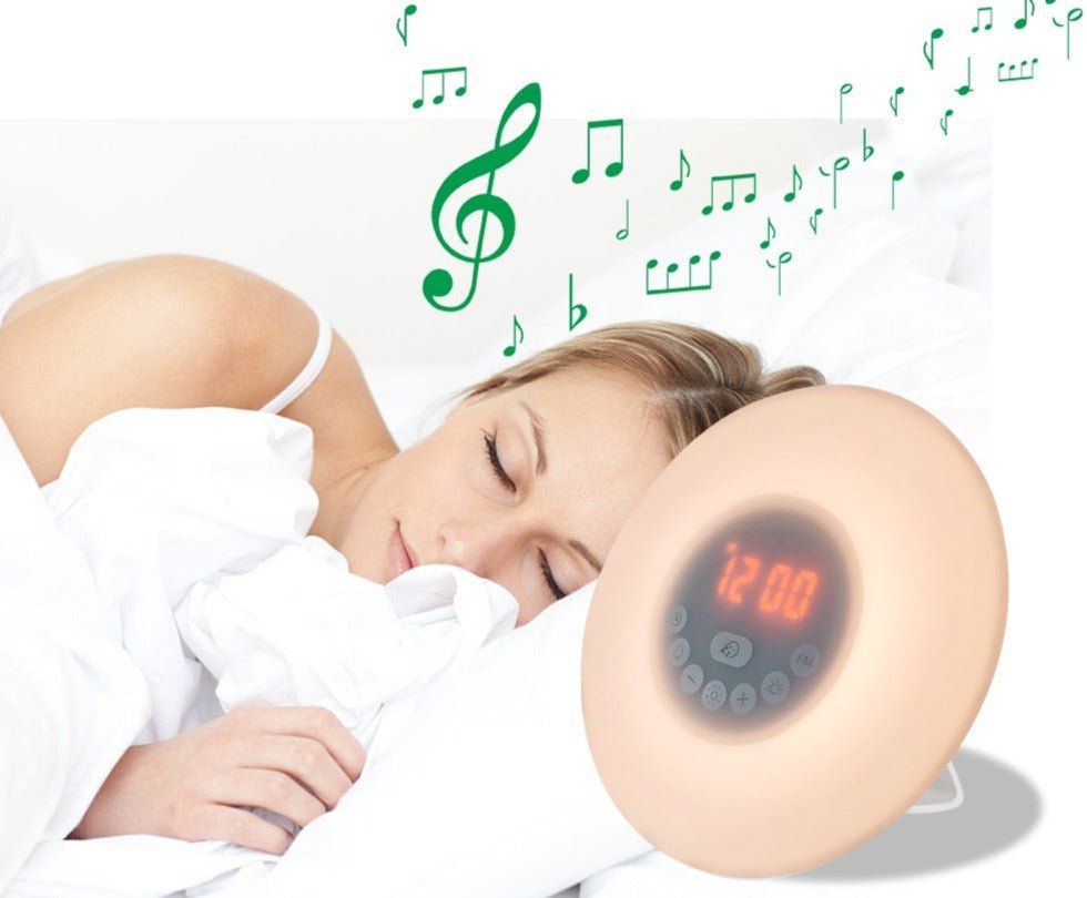 Radio réveil veilleuse 6 couleurs