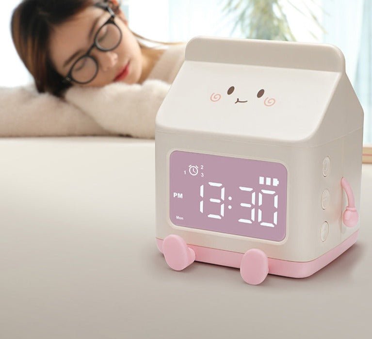 Réveil ado brique de lait