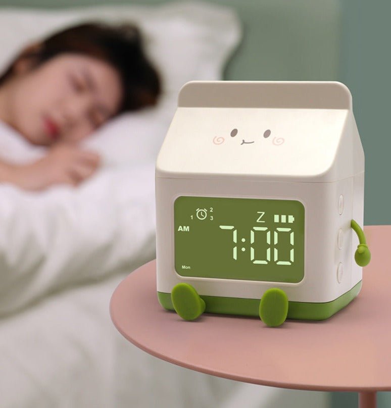 Réveil ado brique de lait