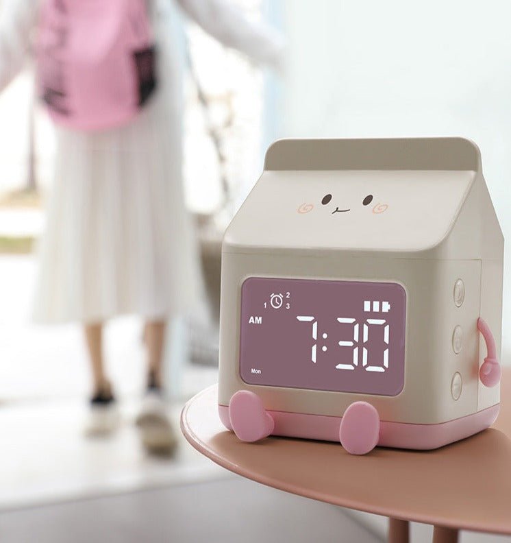 Réveil ado brique de lait