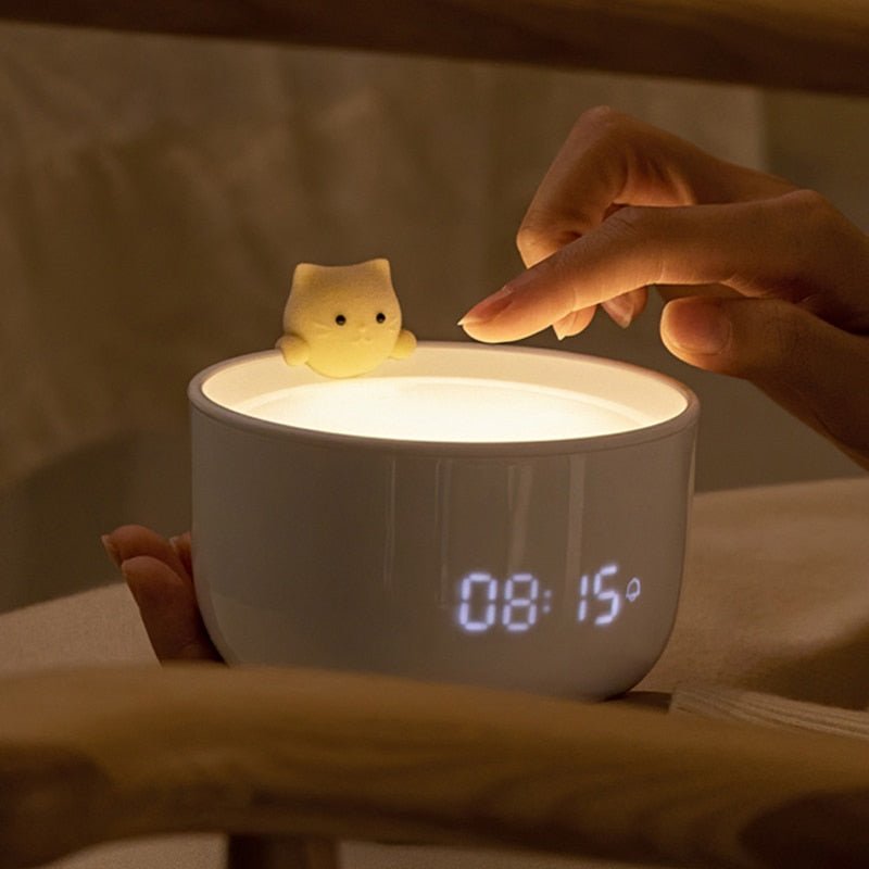 Réveil ado chat lumineux intelligent