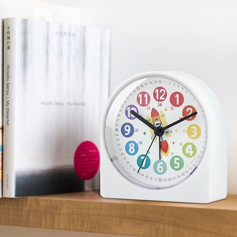 Réveil analogique enfant fusée