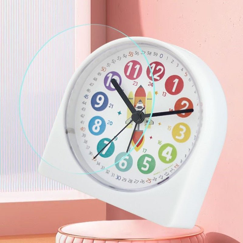 Réveil analogique enfant fusée