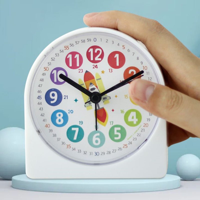 Réveil analogique enfant fusée