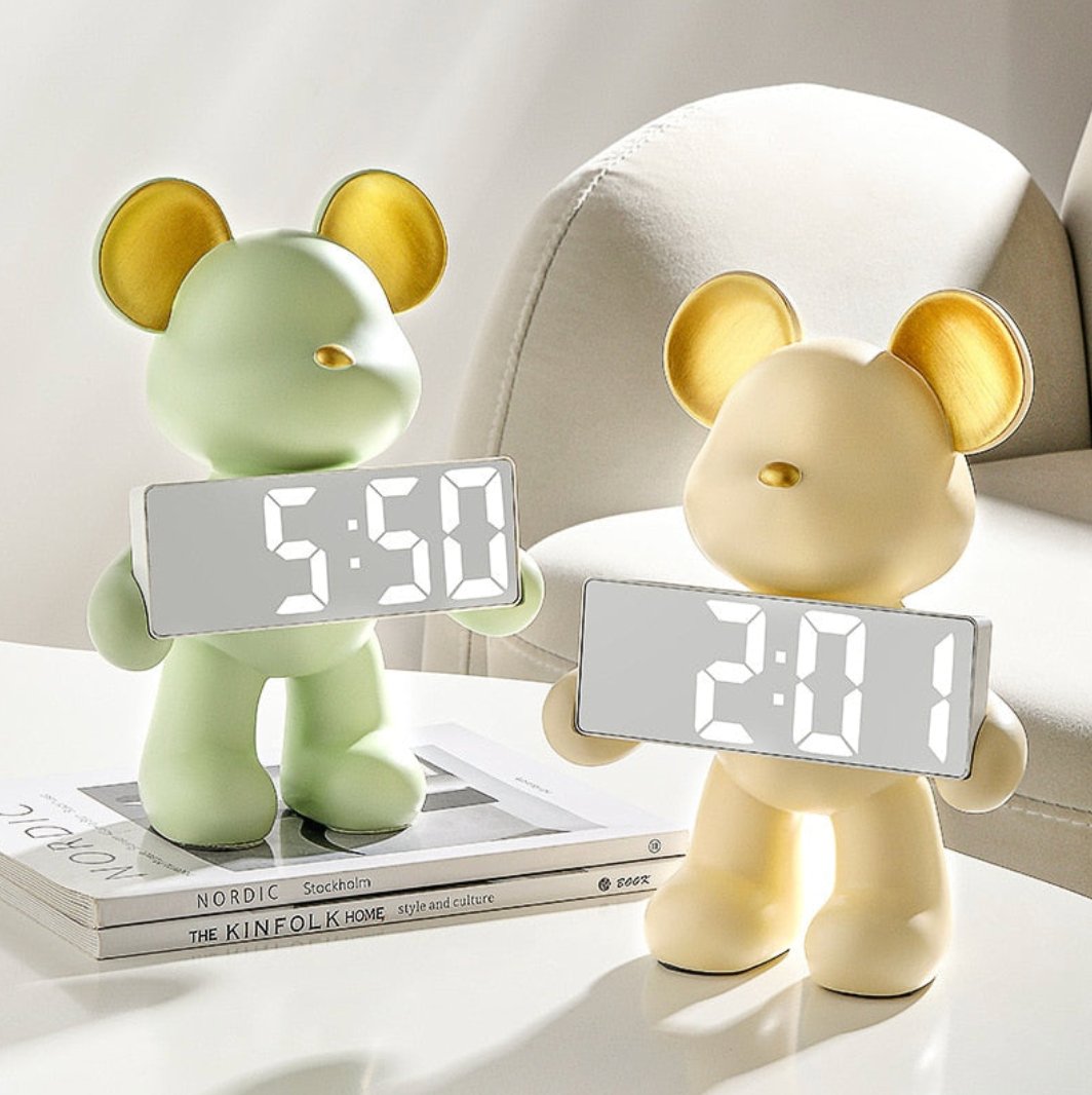 Réveil design souris en résine