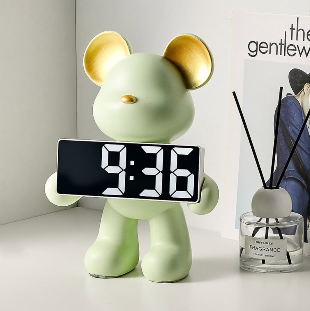 Réveil design souris en résine