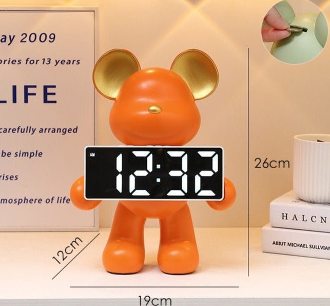 Réveil design souris en résine